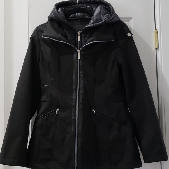 French Connection Women's Coat with Hood Size S - Picture 2 of 11